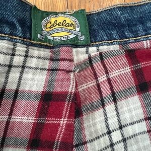 42x30 flannel insulated CABELA DENIM